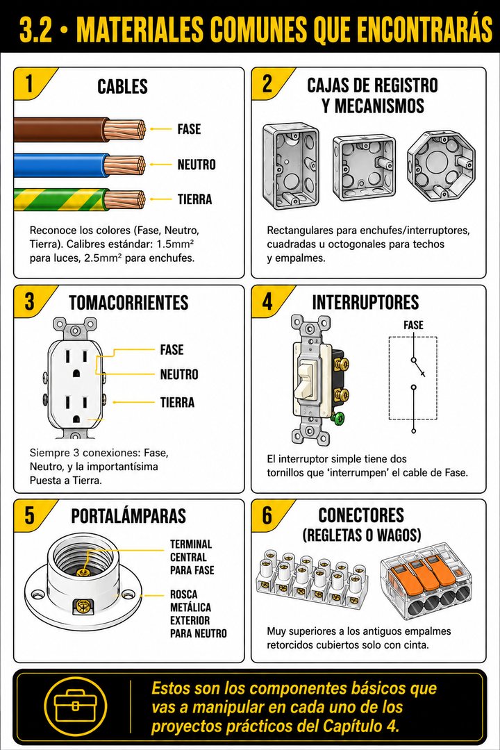 Materiales comunes