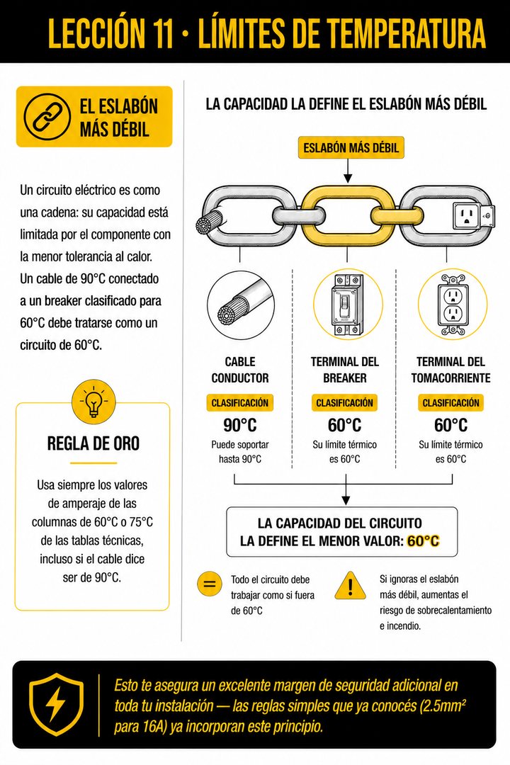 Límites de temperatura